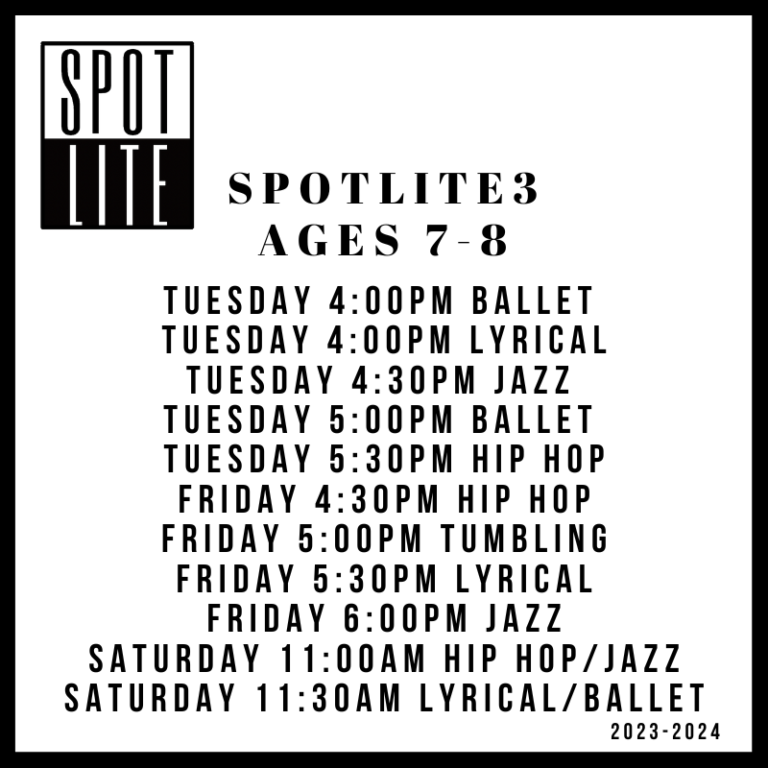 Spotlite Dance Studio, LLC. HipHop, Jazz, Ballet, Lyrical, and more...